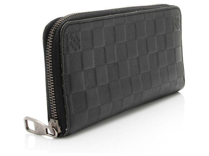 Portafoglio Zippy Verticale Damier Infini Louis Vuitton Nero - vista 2