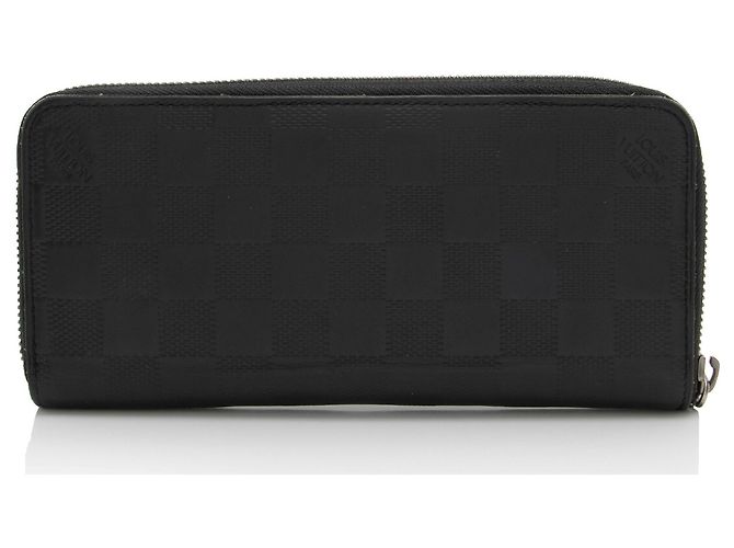 Portafoglio Zippy Verticale Damier Infini Louis Vuitton Nero - vista 3
