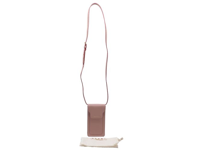 Funda de móvil Marni en piel rosa - vista 5