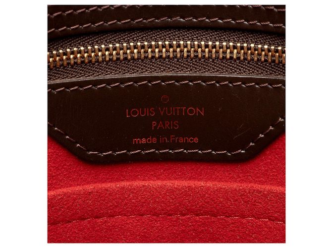 Tote Louis Vuitton Damier Ebene Hampstead GM Marrone - vista 8