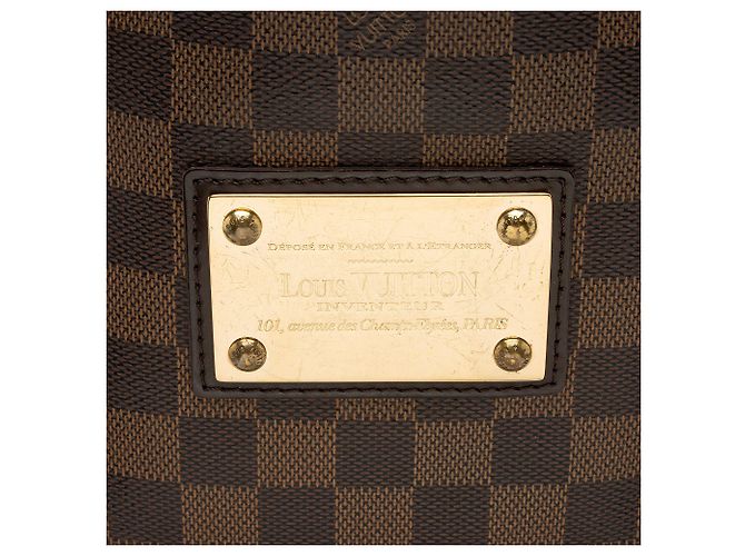 Tote Louis Vuitton Damier Ebene Hampstead GM Marrone - vista 9