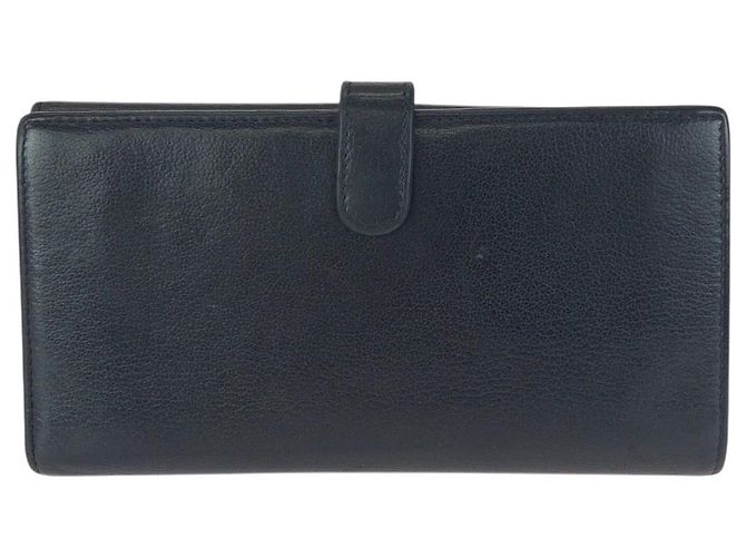 Portafoglio lungo in pelle Camellia Chanel Nero - vista 2