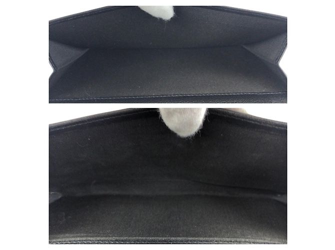 Portafoglio lungo in pelle Camellia Chanel Nero - vista 9