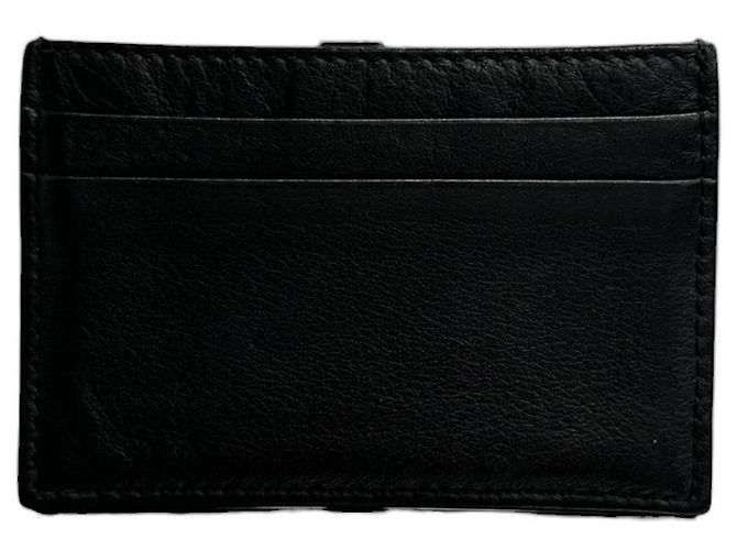 Tarjetero de piel Balenciaga Negro - vista 2