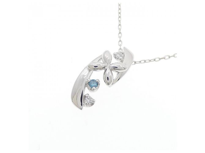 Autre Marque Collana con Diamanti Au750 Argento - vista 3