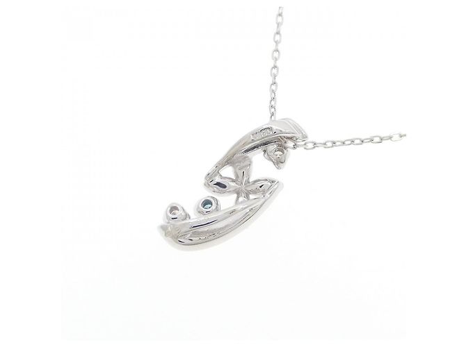 Autre Marque Collana con Diamanti Au750 Argento - vista 4