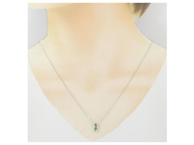 Autre Marque Collana in granato Au750 Verde - vista 6
