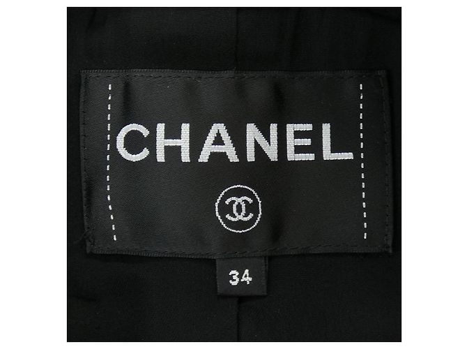 Chaqueta Chanel sin cuello Multicolor Fucsia - vista 5