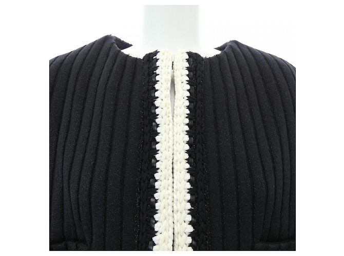 Chaqueta Chanel sin cuello Multicolor Fucsia - vista 6