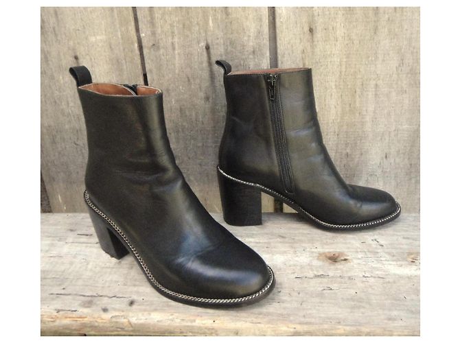 Givenchy Botines de Piel Riccardo Tisci Negro - vista 2