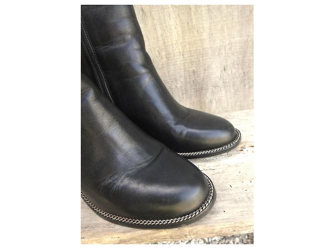 Givenchy Botines de Piel Riccardo Tisci Negro - vista 3