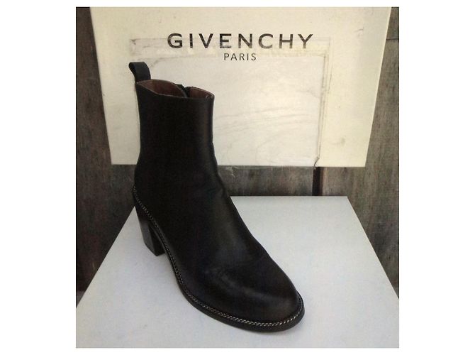 Givenchy Botines de Piel Riccardo Tisci Negro - vista 7