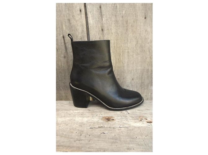 Givenchy Botines de Piel Riccardo Tisci Negro - vista 9