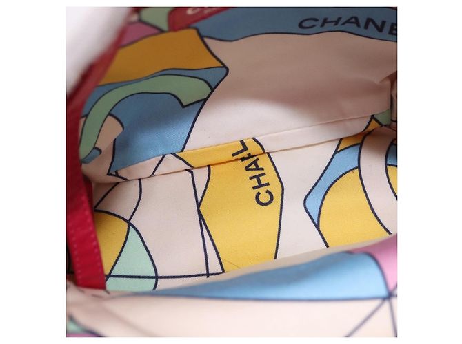 Chanel Coco Beach Terry Cloth Trapuntato Small Rosa - vista 5