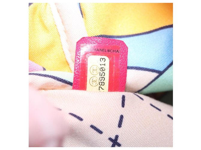Chanel Coco Beach Terry Cloth Trapuntato Small Rosa - vista 7