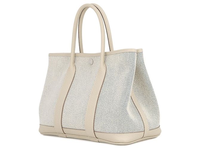 Hermès Borsa Tote Hermes Garden TPM Blu Crudo - vista 2