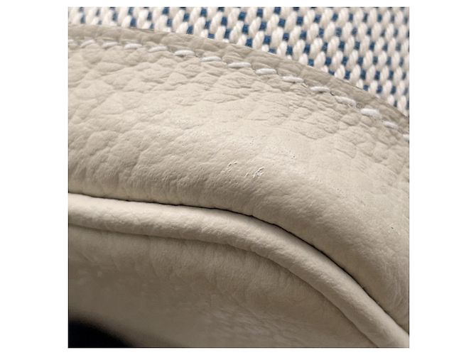 Hermès Borsa Tote Hermes Garden TPM Blu Crudo - vista 6
