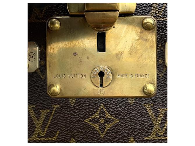 Louis Vuitton Monogram Bisten 55 Trunk Case Marrone - vista 15