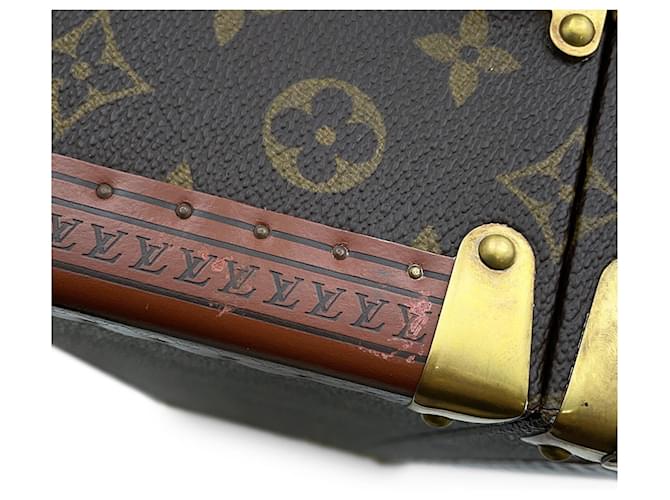 Louis Vuitton Monogram Bisten 55 Trunk Case Marrone - vista 8