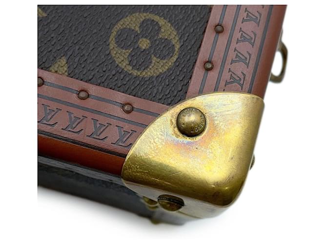 Louis Vuitton Monogram Bisten 55 Trunk Case Marrone - vista 9