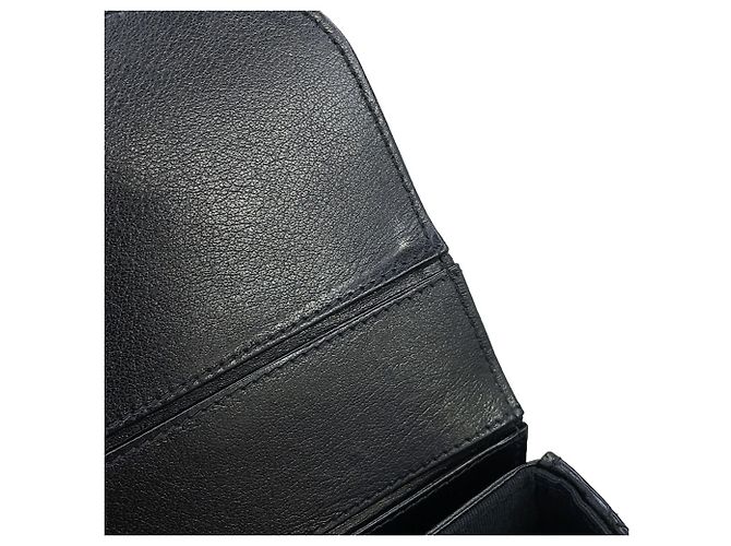 Borsa a tracolla Chanel in pelle nera Nero - vista 10