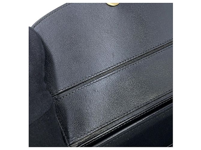 Borsa a tracolla Chanel in pelle nera Nero - vista 11