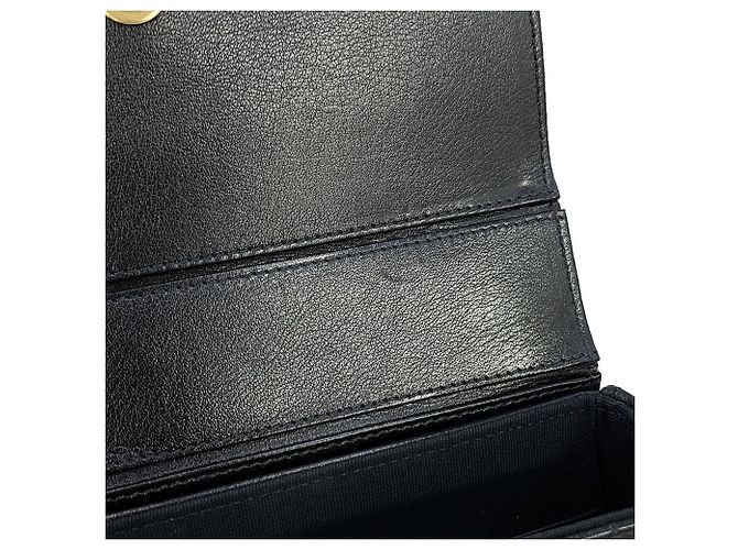 Borsa a tracolla Chanel in pelle nera Nero - vista 12