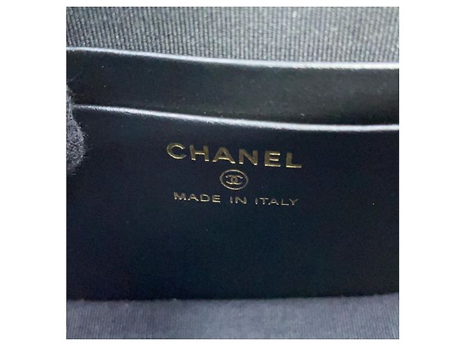 Borsa a tracolla Chanel in pelle nera Nero - vista 16