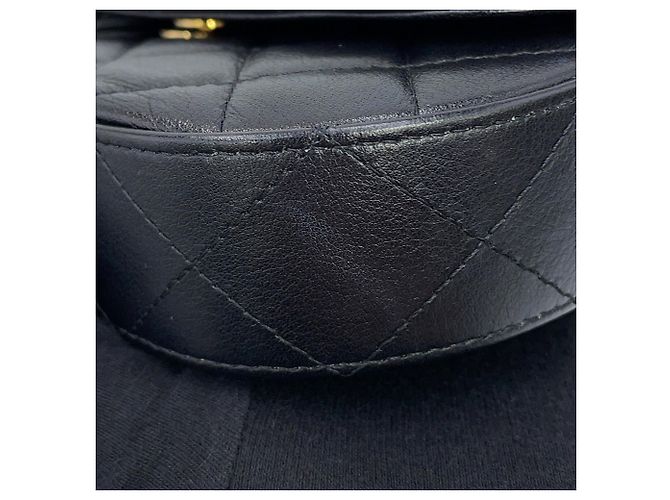Borsa a tracolla Chanel in pelle nera Nero - vista 7