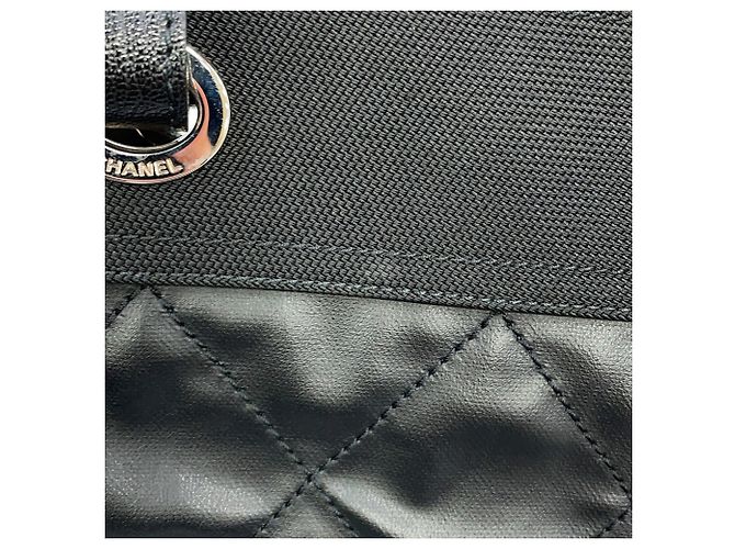 Chanel Matelassé Paris Biarritz Tote MM Nero - vista 7