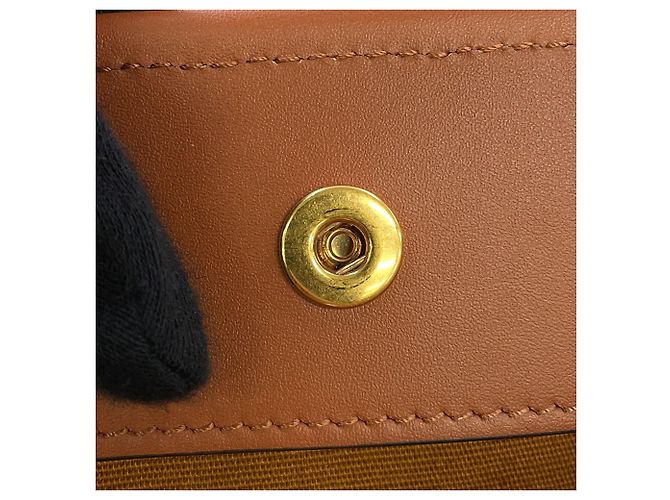 Céline Borsa Tote in Pelle Celine Triomphe Medium Marrone - vista 13
