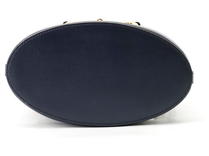 Borsa a Spalla Gucci Horsebit 1955 in Pelle Rosso Blu navy - vista 3
