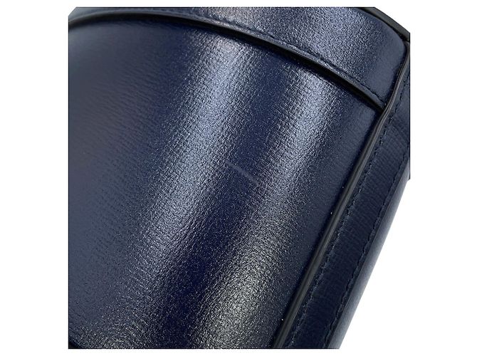 Borsa a Spalla Gucci Horsebit 1955 in Pelle Rosso Blu navy - vista 7