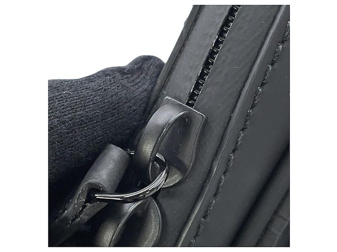 Borsa a tracolla Gucci GG Effetto gomma Nero - vista 12