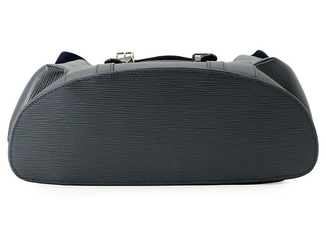 Zaino Louis Vuitton Epi Christopher PM Blu navy - vista 3