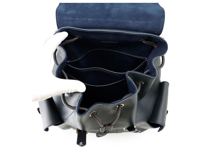 Zaino Louis Vuitton Epi Christopher PM Blu navy - vista 5