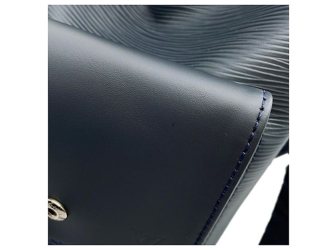 Zaino Louis Vuitton Epi Christopher PM Blu navy - vista 6