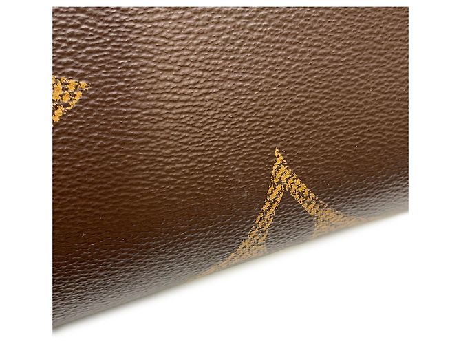 Borsa Tote Louis Vuitton Monogram Reverse Giant OnTheGo MM Rosso - vista 9
