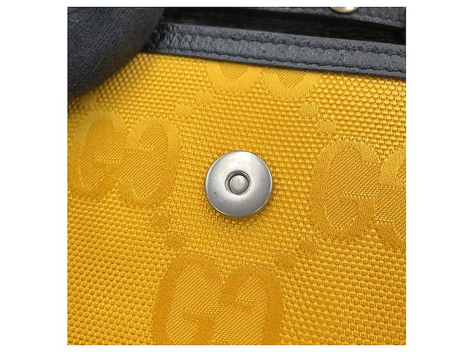 Borsa a tracolla Gucci Off the Grid Nero Giallo - vista 10
