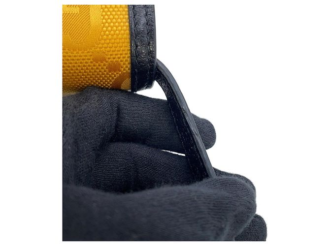 Borsa a tracolla Gucci Off the Grid Nero Giallo - vista 12