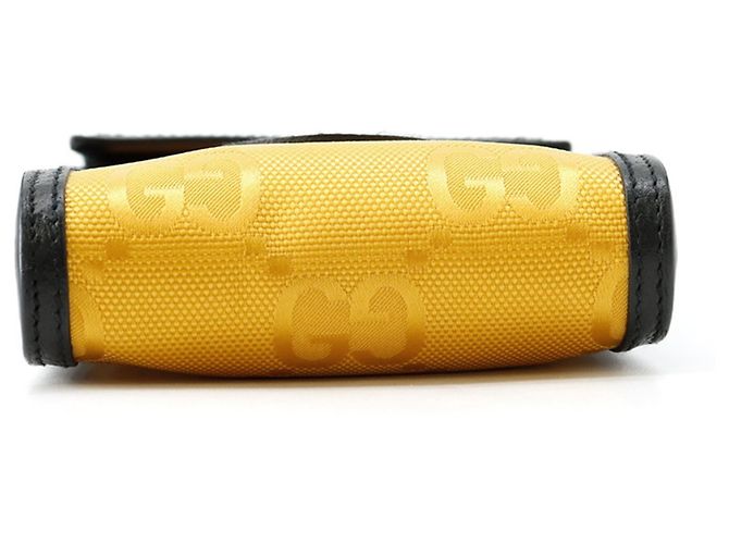 Borsa a tracolla Gucci Off the Grid Nero Giallo - vista 3