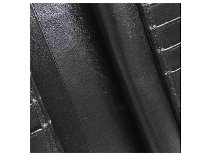 Prada Black Leather Bi-fold Wallet - view 12