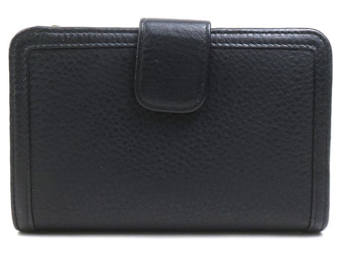 Prada Black Leather Bi-fold Wallet - view 3
