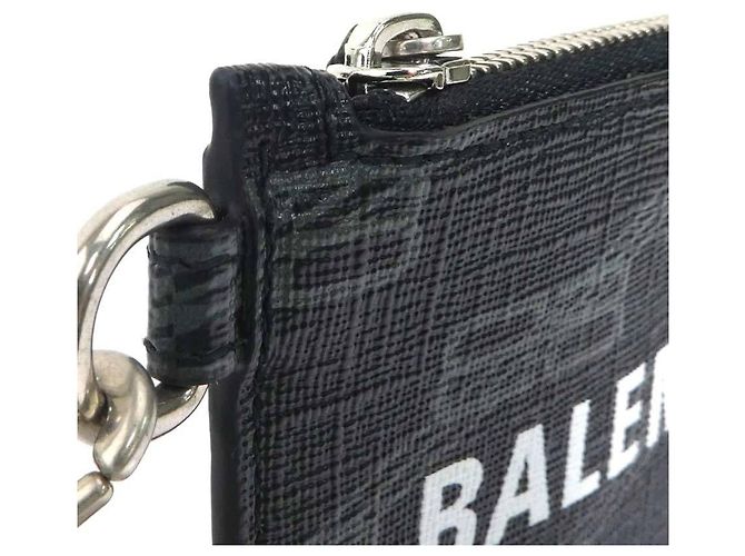 Monedero de cuero Balenciaga Negro - vista 7