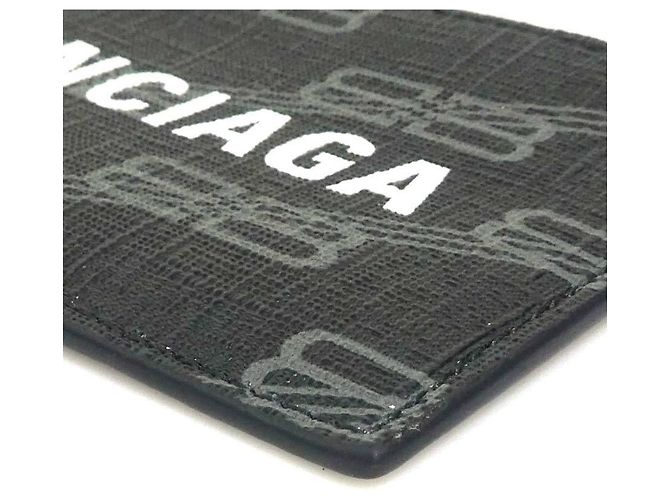 Monedero de cuero Balenciaga Negro - vista 8