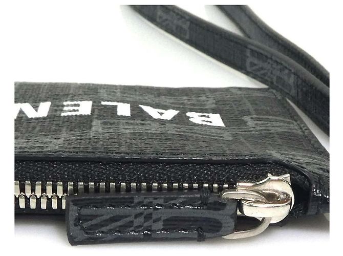 Monedero de cuero Balenciaga Negro - vista 9