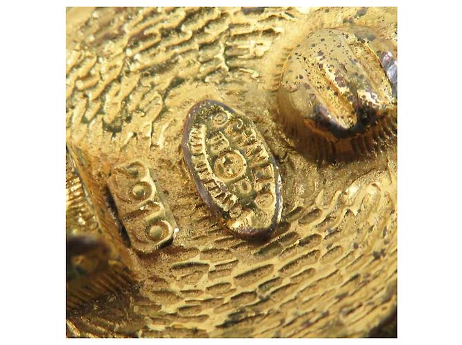Orecchini a clip dorati Chanel D'oro - vista 8