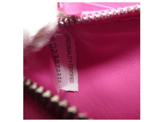 Cartera larga de cuero rosa Bottega Veneta - vista 15
