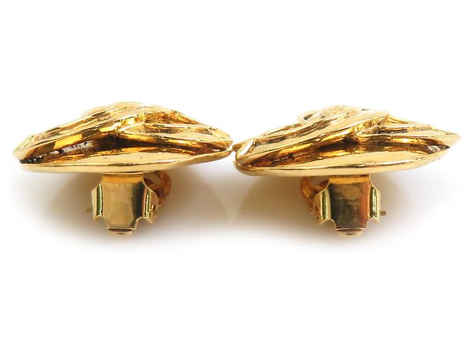 Orecchini a clip dorati Chanel D'oro - vista 3