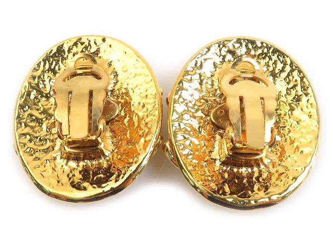 Orecchini a clip dorati Chanel D'oro - vista 4